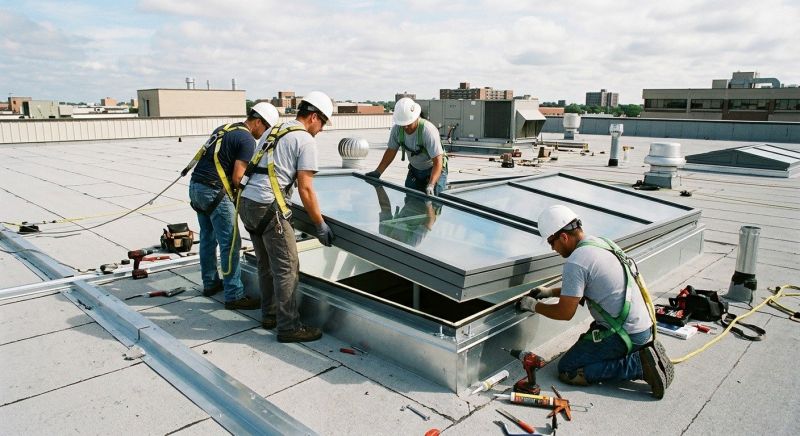Commercial Skylight Renovation in Bellevue, WA