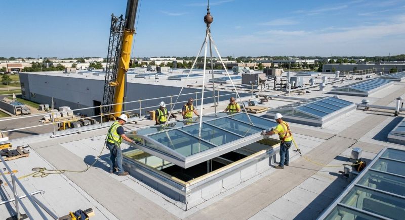 Commercial Skylight Renovation in Kent, WA