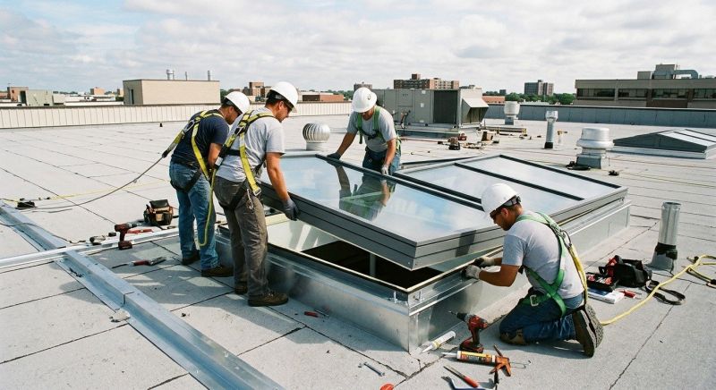 Commercial Skylight Renovation in Beaumont, TX