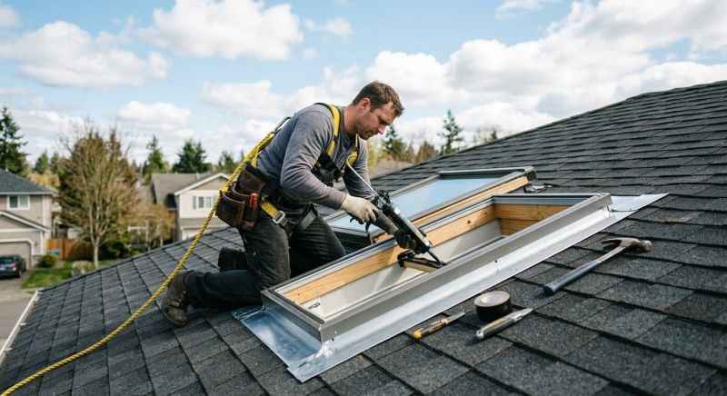 Skylight Glass Replacement in Gig Harbor, WA